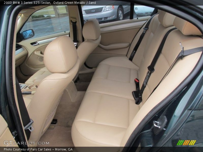 Rear Seat of 2003 3 Series 325i Sedan