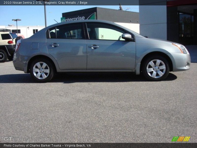 Magnetic Gray Metallic / Beige 2010 Nissan Sentra 2.0 SL