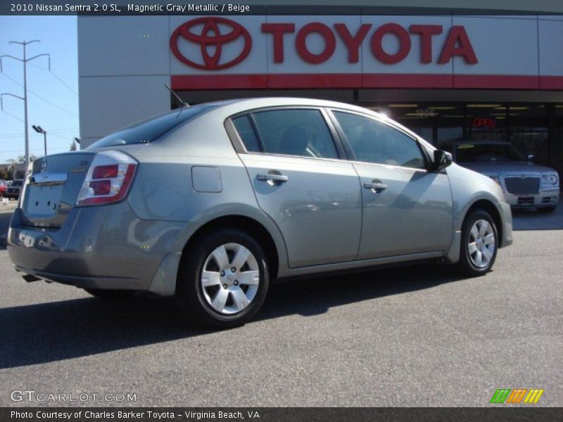 Magnetic Gray Metallic / Beige 2010 Nissan Sentra 2.0 SL