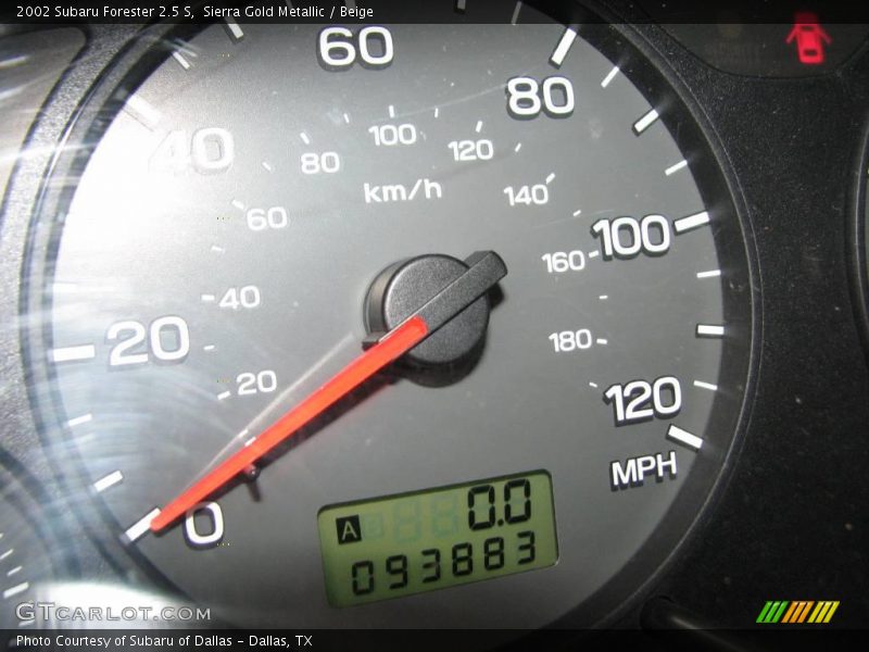 Sierra Gold Metallic / Beige 2002 Subaru Forester 2.5 S