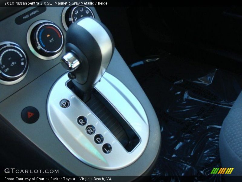  2010 Sentra 2.0 SL Xtronic CVT Automatic Shifter