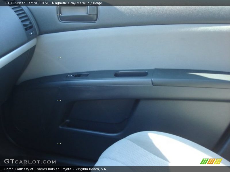 Magnetic Gray Metallic / Beige 2010 Nissan Sentra 2.0 SL
