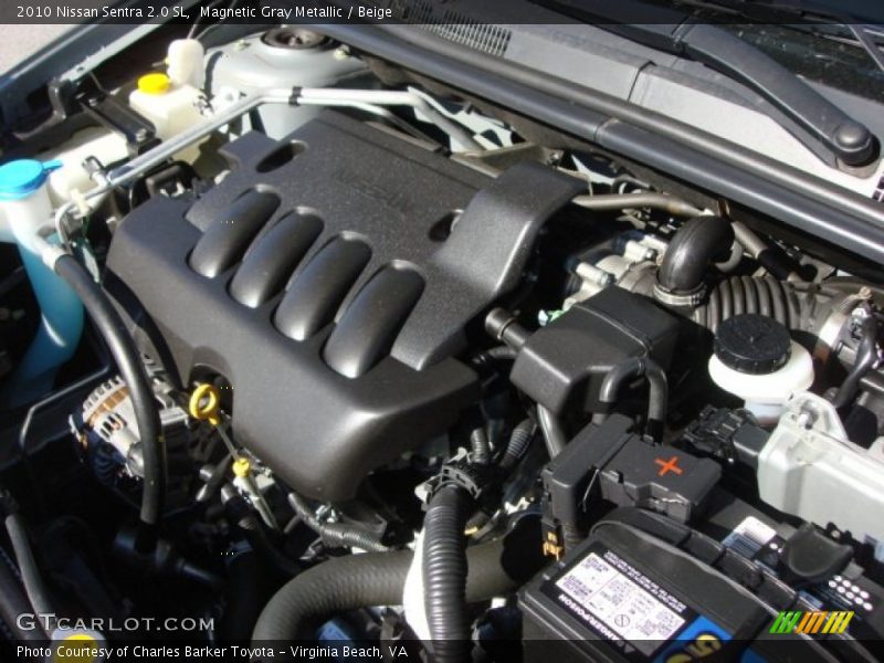  2010 Sentra 2.0 SL Engine - 2.0 Liter DOHC 16-Valve CVTCS 4 Cylinder