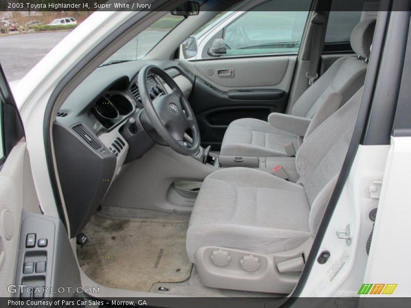  2003 Highlander I4 Ivory Interior