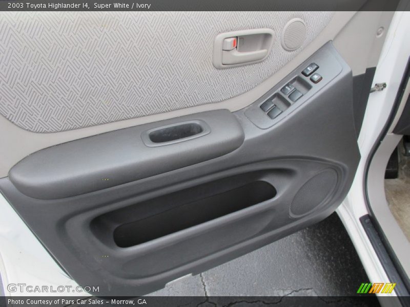 Super White / Ivory 2003 Toyota Highlander I4
