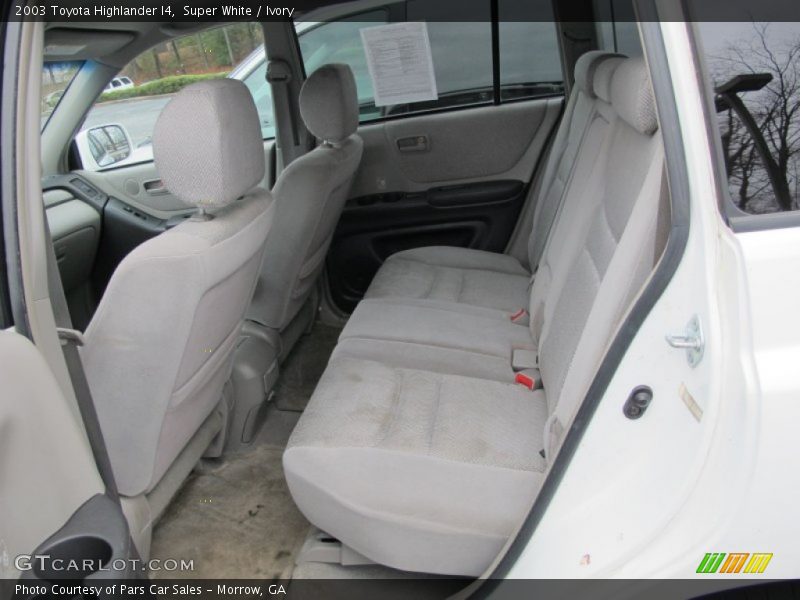  2003 Highlander I4 Ivory Interior