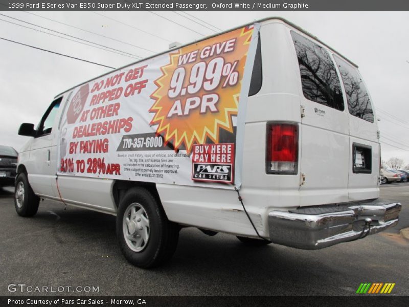 Oxford White / Medium Graphite 1999 Ford E Series Van E350 Super Duty XLT Extended Passenger