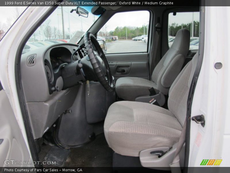 Oxford White / Medium Graphite 1999 Ford E Series Van E350 Super Duty XLT Extended Passenger