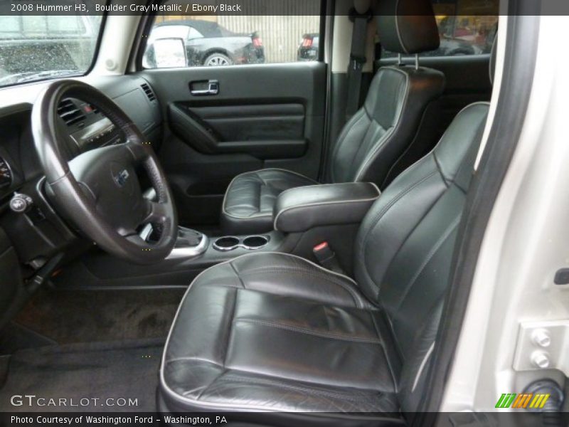 Boulder Gray Metallic / Ebony Black 2008 Hummer H3