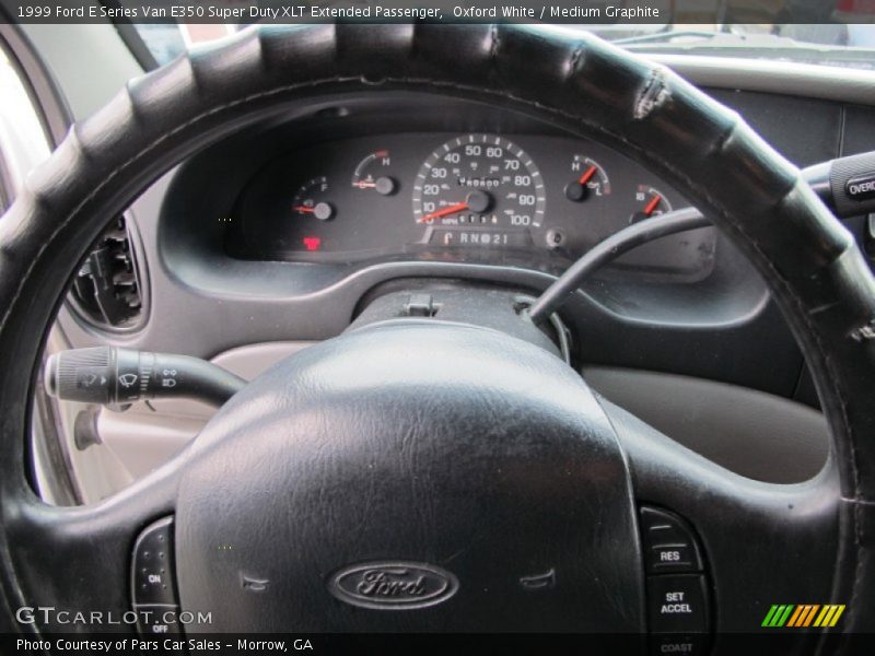 Oxford White / Medium Graphite 1999 Ford E Series Van E350 Super Duty XLT Extended Passenger