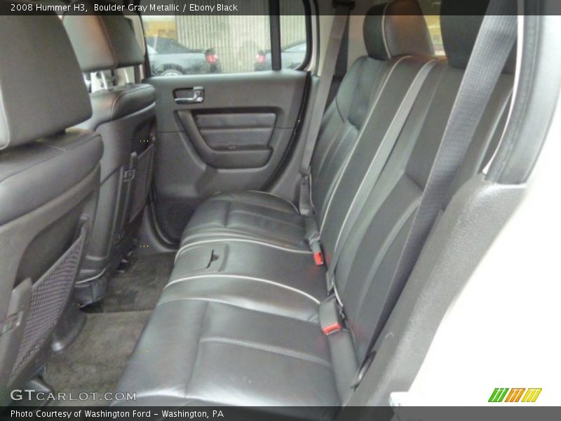 Boulder Gray Metallic / Ebony Black 2008 Hummer H3