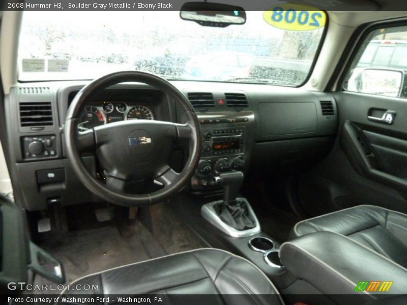 Boulder Gray Metallic / Ebony Black 2008 Hummer H3