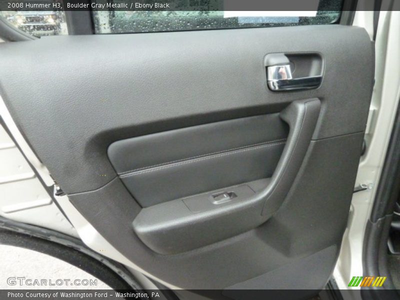 Boulder Gray Metallic / Ebony Black 2008 Hummer H3