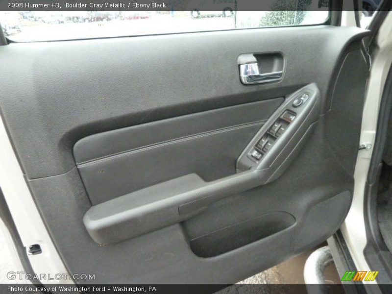 Boulder Gray Metallic / Ebony Black 2008 Hummer H3
