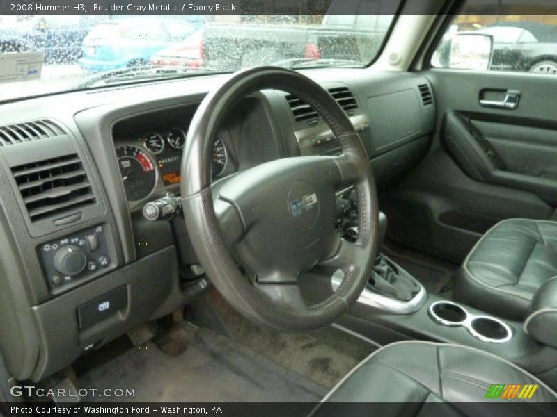 Boulder Gray Metallic / Ebony Black 2008 Hummer H3