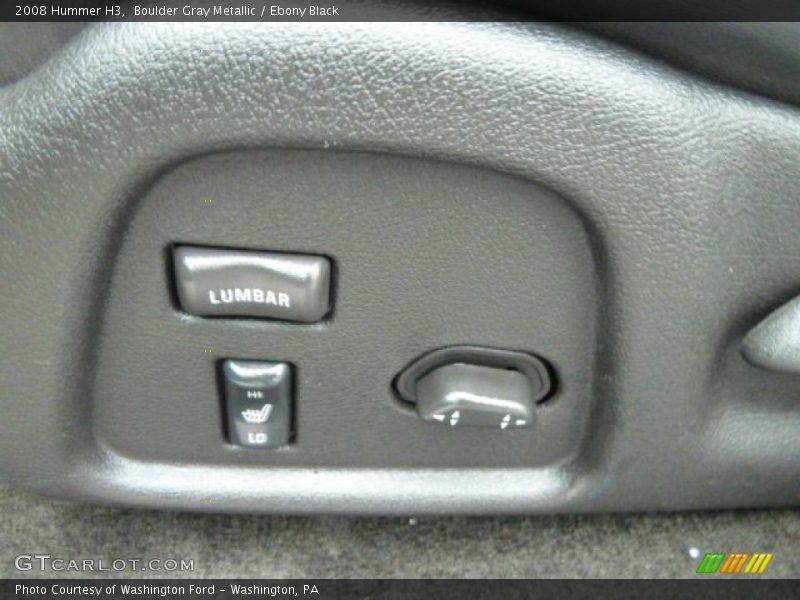 Boulder Gray Metallic / Ebony Black 2008 Hummer H3