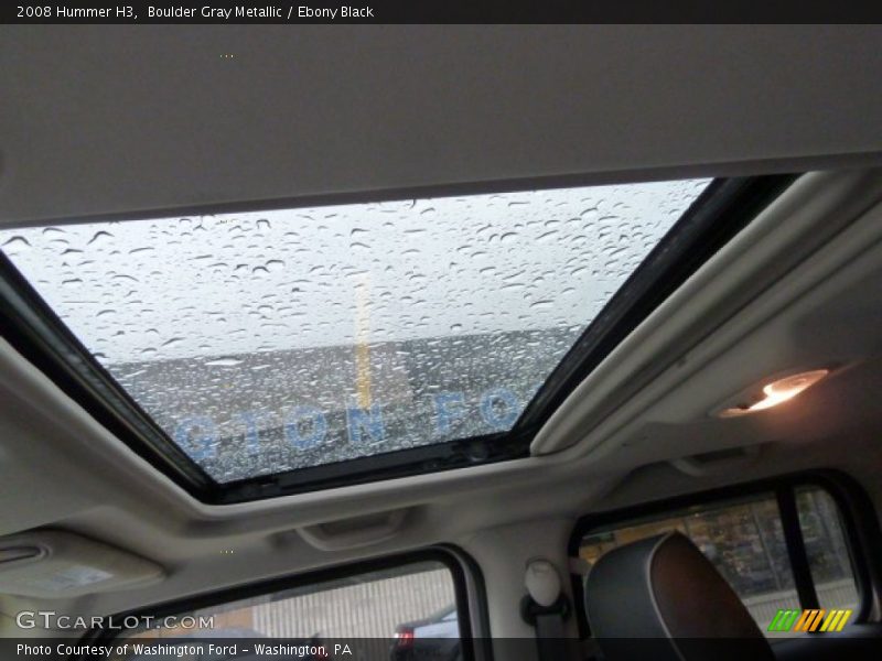 Boulder Gray Metallic / Ebony Black 2008 Hummer H3