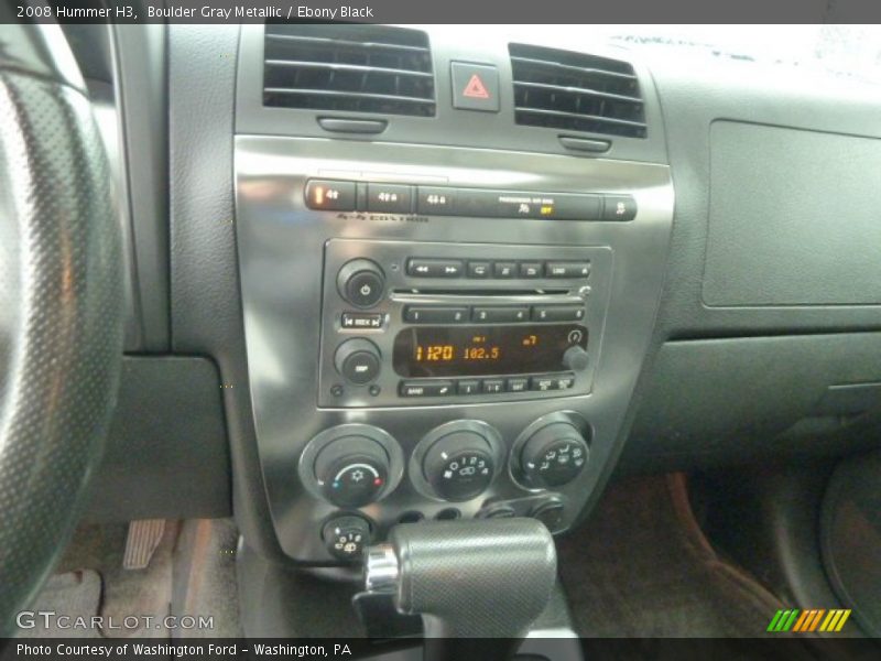 Boulder Gray Metallic / Ebony Black 2008 Hummer H3