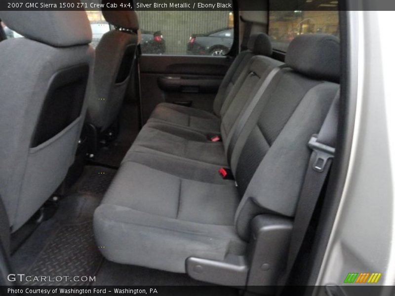 Silver Birch Metallic / Ebony Black 2007 GMC Sierra 1500 Z71 Crew Cab 4x4