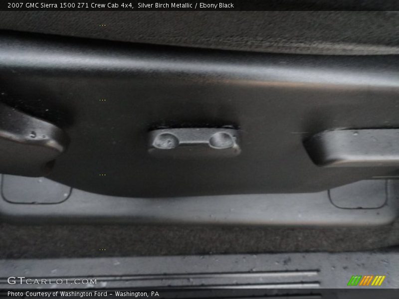 Silver Birch Metallic / Ebony Black 2007 GMC Sierra 1500 Z71 Crew Cab 4x4