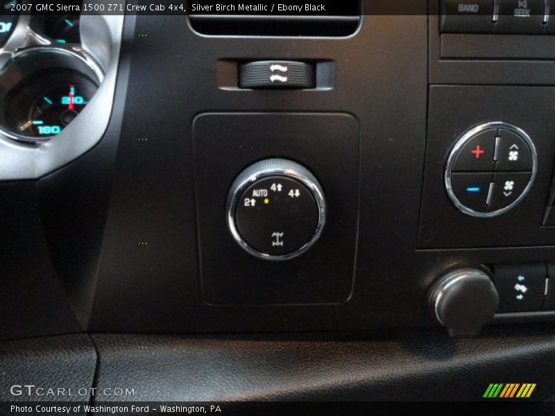 Silver Birch Metallic / Ebony Black 2007 GMC Sierra 1500 Z71 Crew Cab 4x4