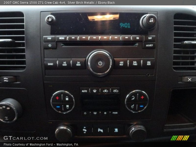 Silver Birch Metallic / Ebony Black 2007 GMC Sierra 1500 Z71 Crew Cab 4x4