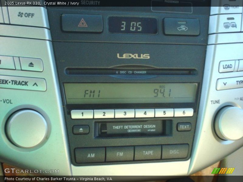 Crystal White / Ivory 2005 Lexus RX 330