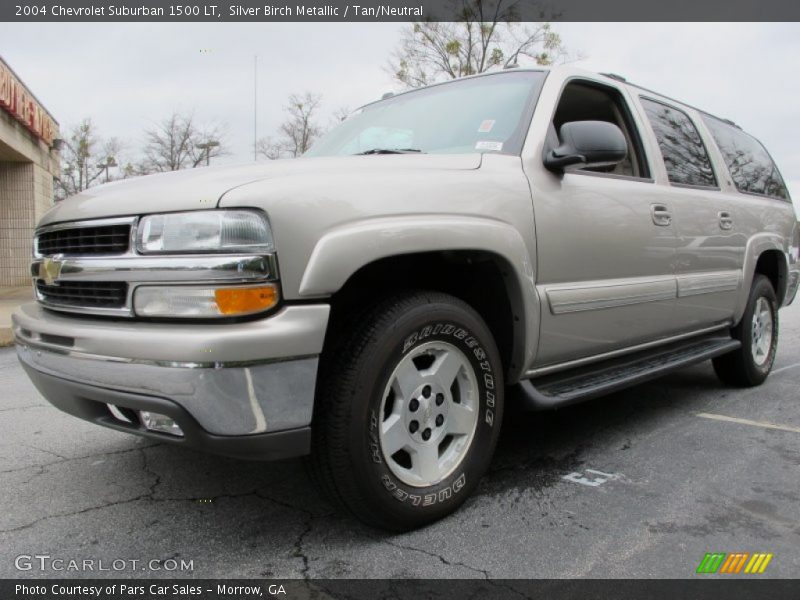 Silver Birch Metallic / Tan/Neutral 2004 Chevrolet Suburban 1500 LT