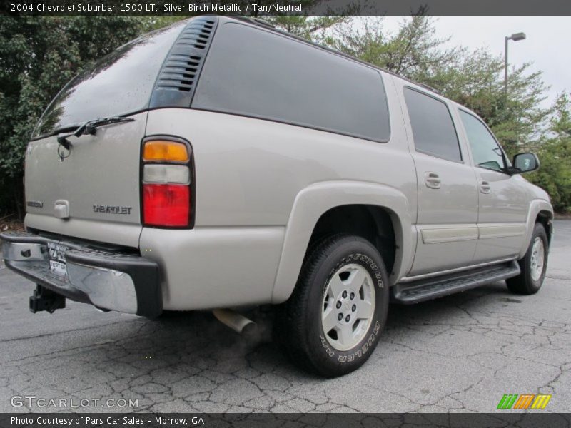 Silver Birch Metallic / Tan/Neutral 2004 Chevrolet Suburban 1500 LT