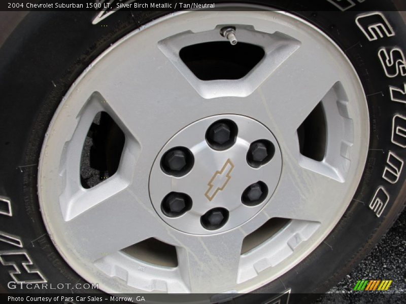 Silver Birch Metallic / Tan/Neutral 2004 Chevrolet Suburban 1500 LT