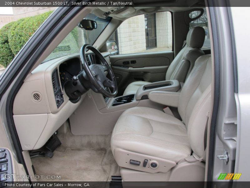 Silver Birch Metallic / Tan/Neutral 2004 Chevrolet Suburban 1500 LT