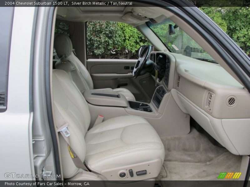 Silver Birch Metallic / Tan/Neutral 2004 Chevrolet Suburban 1500 LT