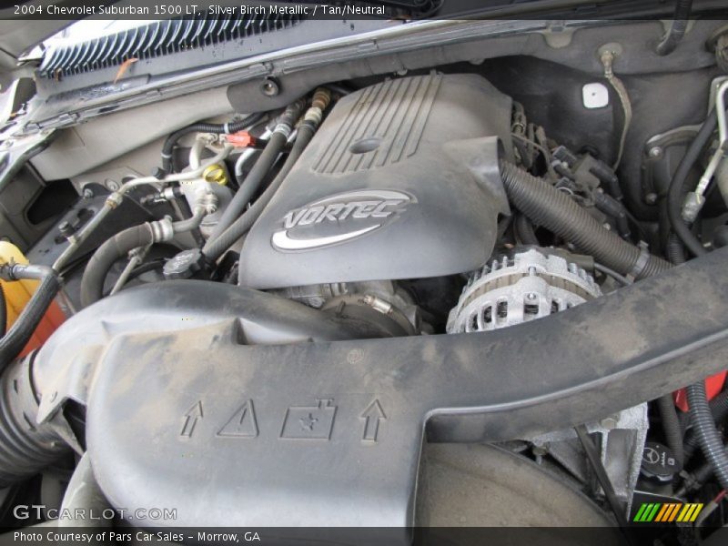 Silver Birch Metallic / Tan/Neutral 2004 Chevrolet Suburban 1500 LT