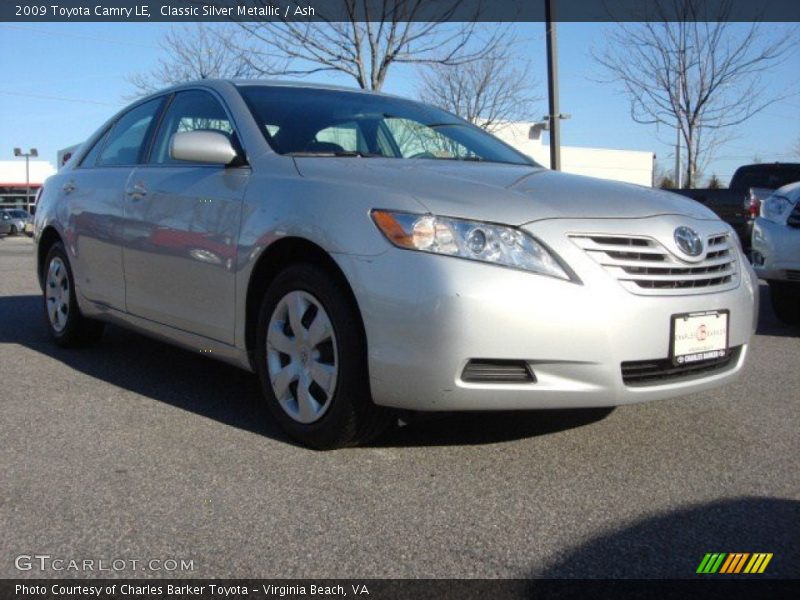Classic Silver Metallic / Ash 2009 Toyota Camry LE