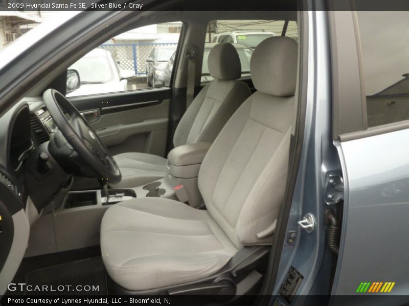 Silver Blue / Gray 2009 Hyundai Santa Fe SE