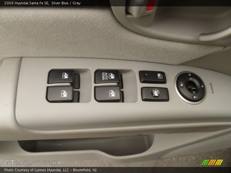 Silver Blue / Gray 2009 Hyundai Santa Fe SE