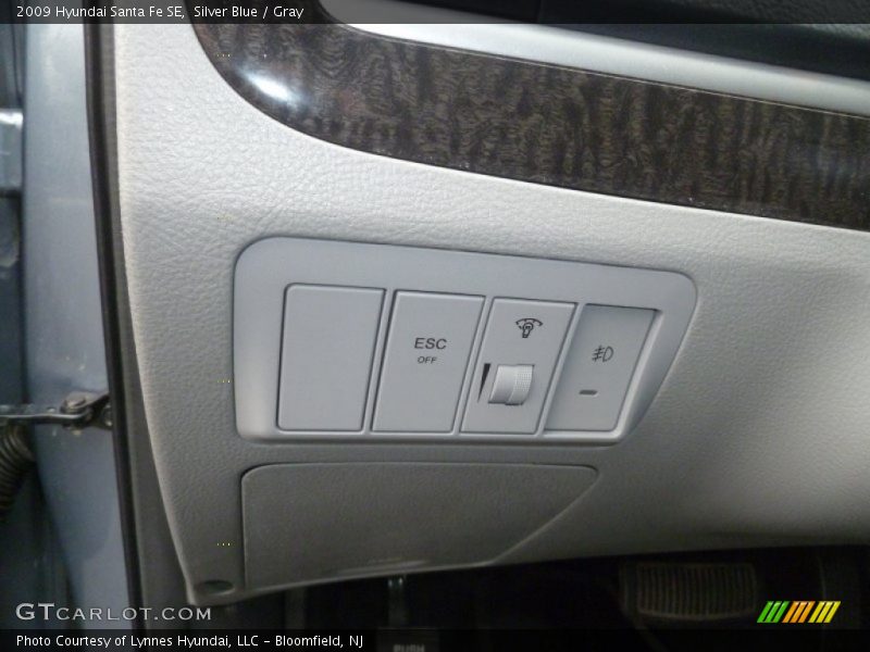 Silver Blue / Gray 2009 Hyundai Santa Fe SE
