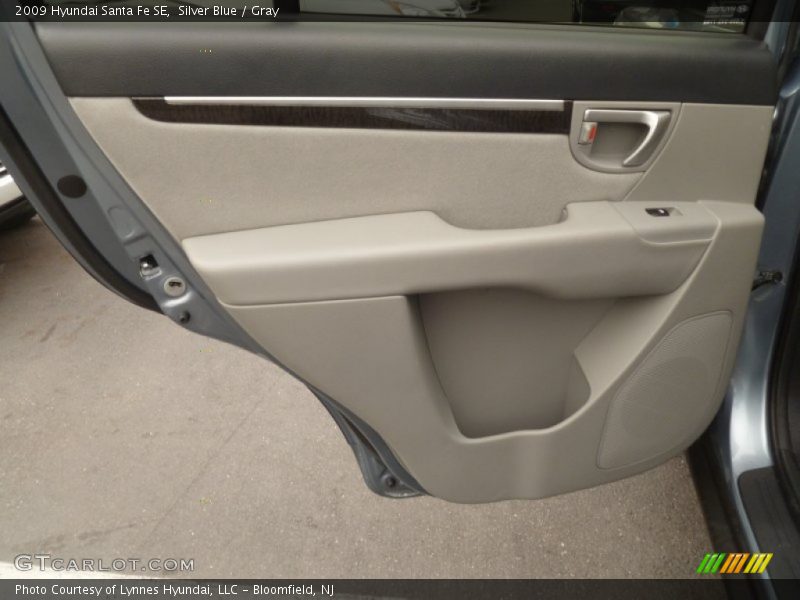 Silver Blue / Gray 2009 Hyundai Santa Fe SE
