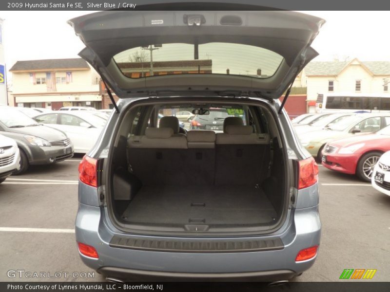 Silver Blue / Gray 2009 Hyundai Santa Fe SE