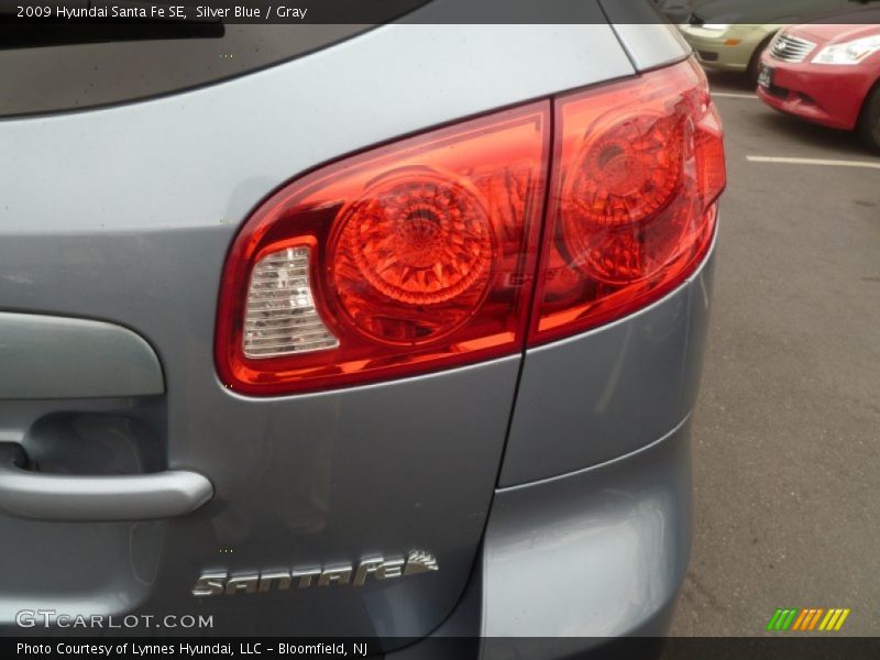 Silver Blue / Gray 2009 Hyundai Santa Fe SE