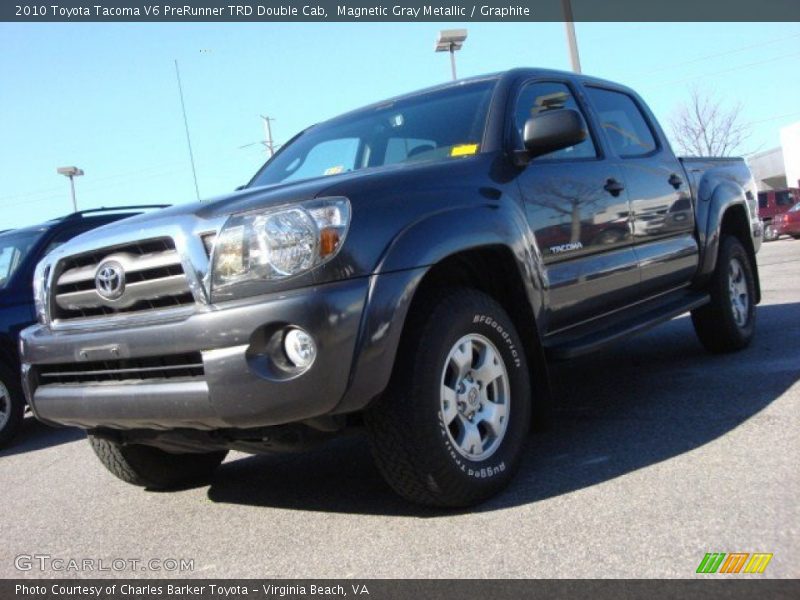 Magnetic Gray Metallic / Graphite 2010 Toyota Tacoma V6 PreRunner TRD Double Cab