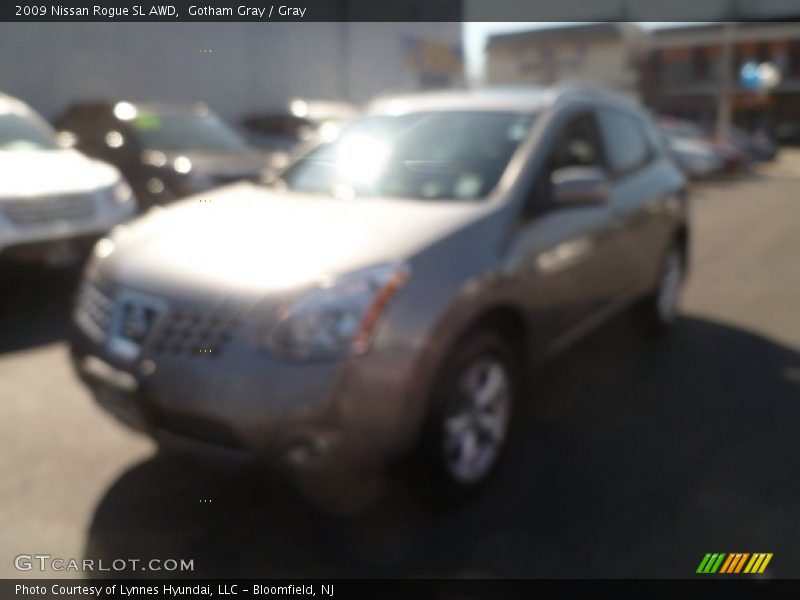 Gotham Gray / Gray 2009 Nissan Rogue SL AWD