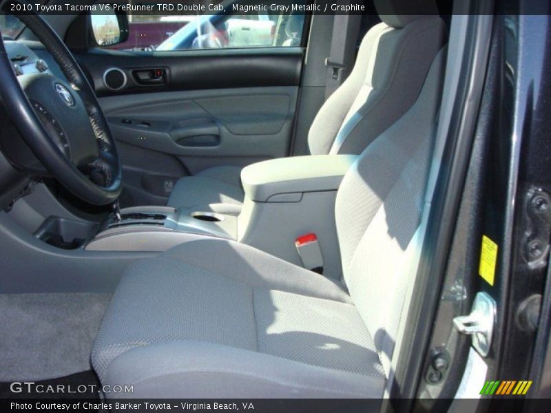 Magnetic Gray Metallic / Graphite 2010 Toyota Tacoma V6 PreRunner TRD Double Cab