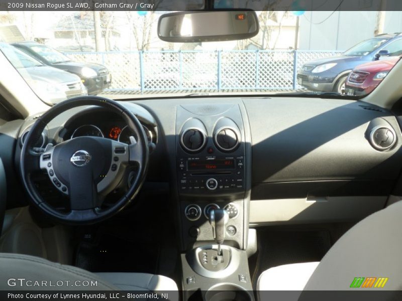 Gotham Gray / Gray 2009 Nissan Rogue SL AWD