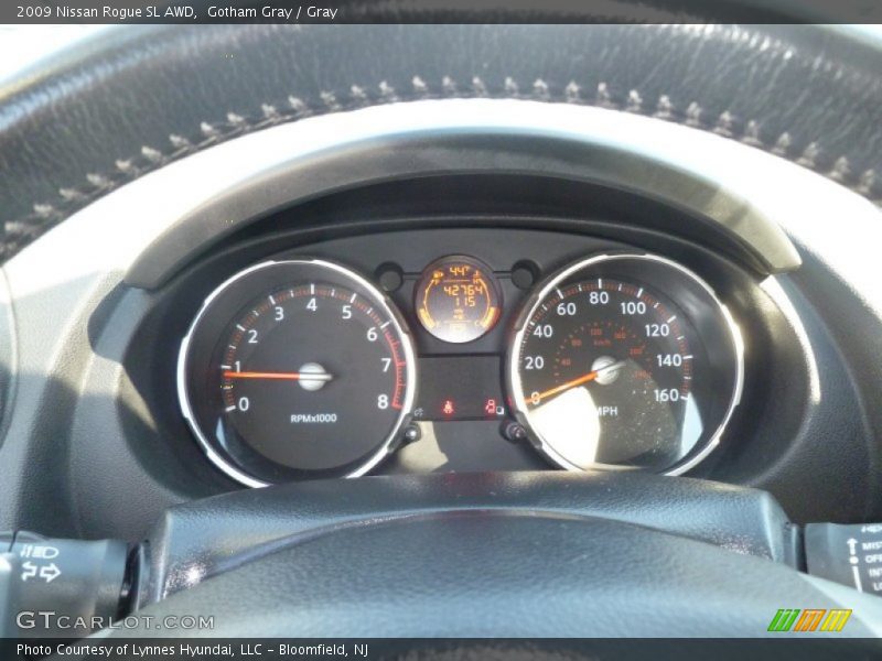 Gotham Gray / Gray 2009 Nissan Rogue SL AWD