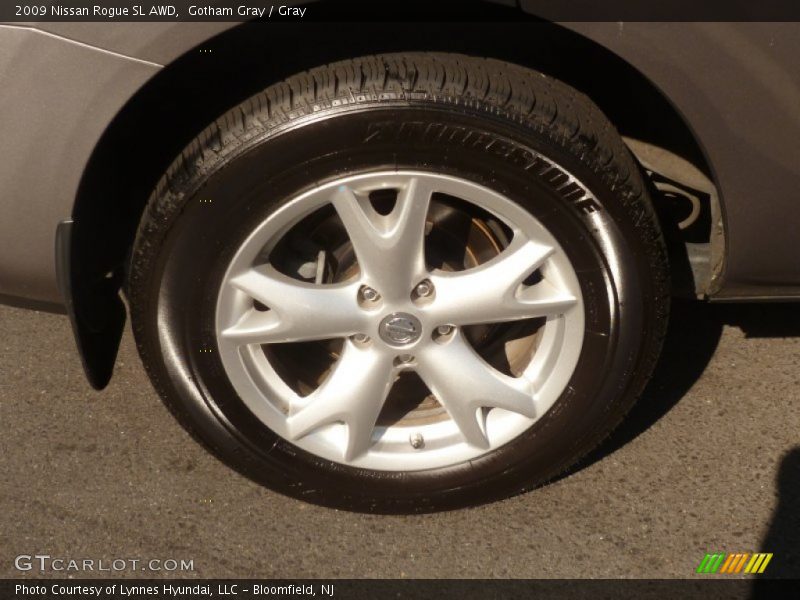Gotham Gray / Gray 2009 Nissan Rogue SL AWD