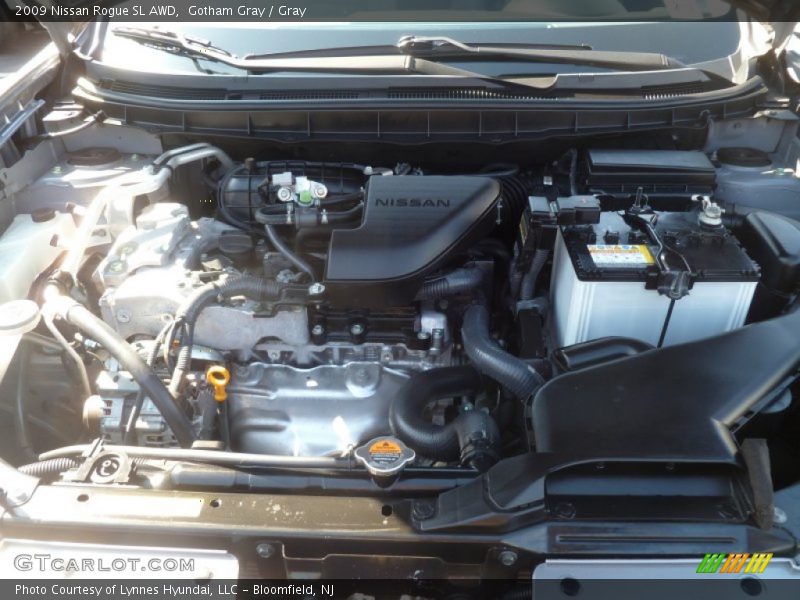 Gotham Gray / Gray 2009 Nissan Rogue SL AWD