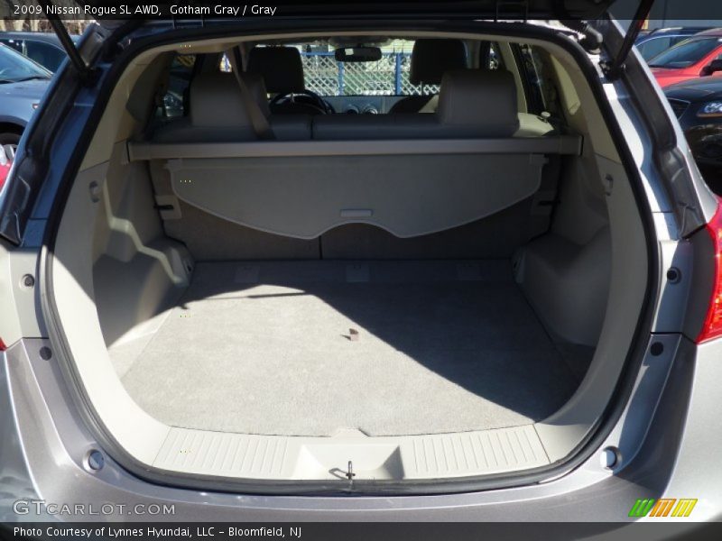 Gotham Gray / Gray 2009 Nissan Rogue SL AWD