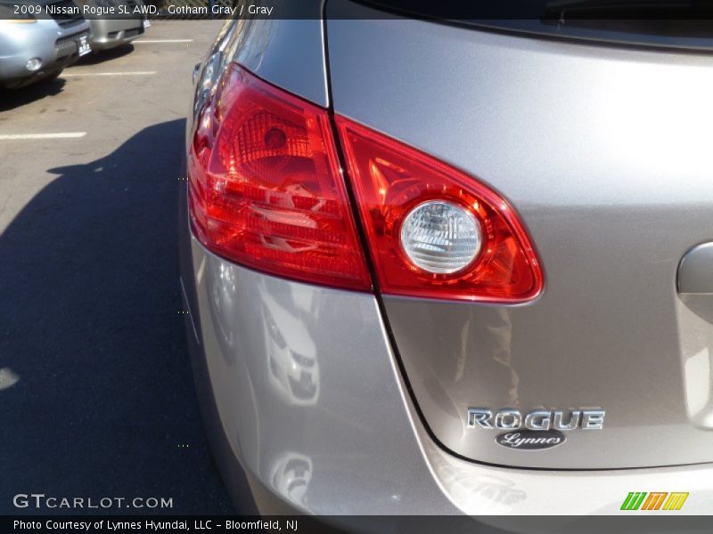 Gotham Gray / Gray 2009 Nissan Rogue SL AWD