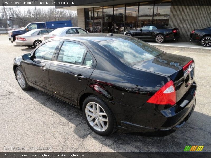 Black / Charcoal Black 2012 Ford Fusion SEL